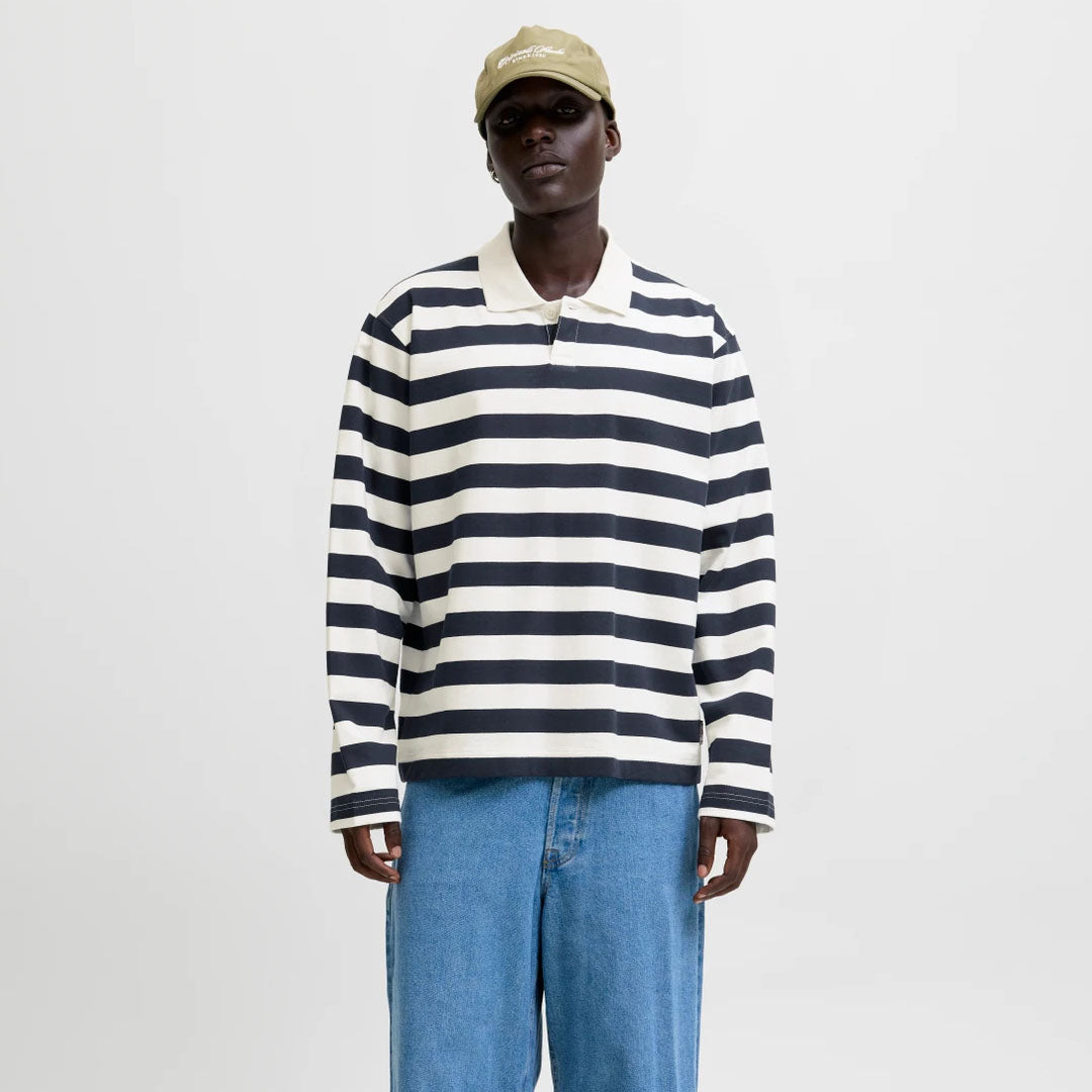 Bluzë Jack & Jones JORBLEECKER POLO LS SWEAT