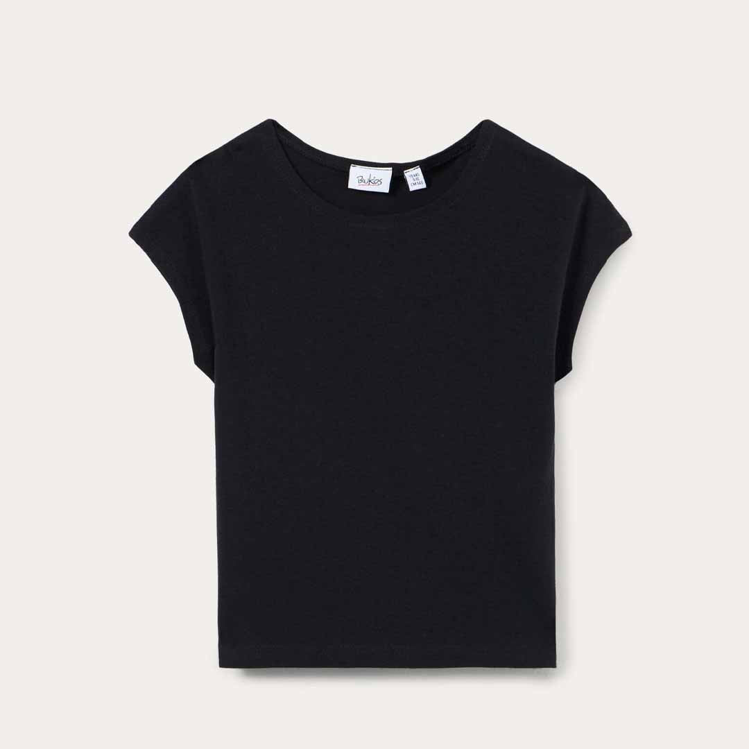 Maicë Blukids T-SHIRT SOLI BLACK BEAUTY