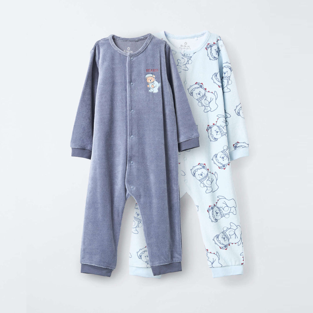Bluzë Blukids OVERALLS WITH FOOT FALL