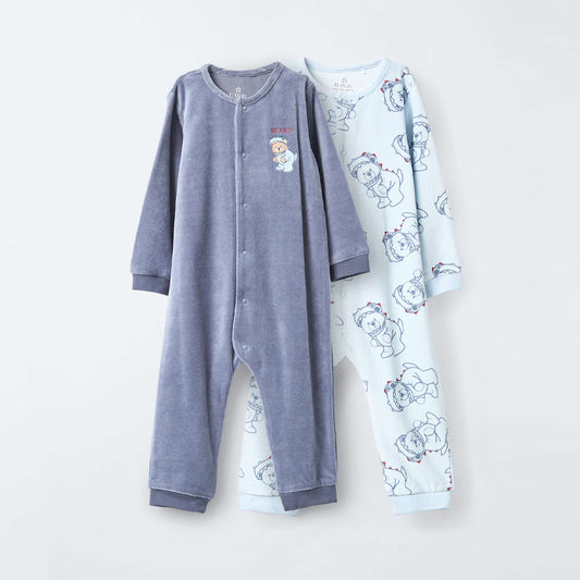 Bluzë Blukids OVERALLS WITH FOOT FALL