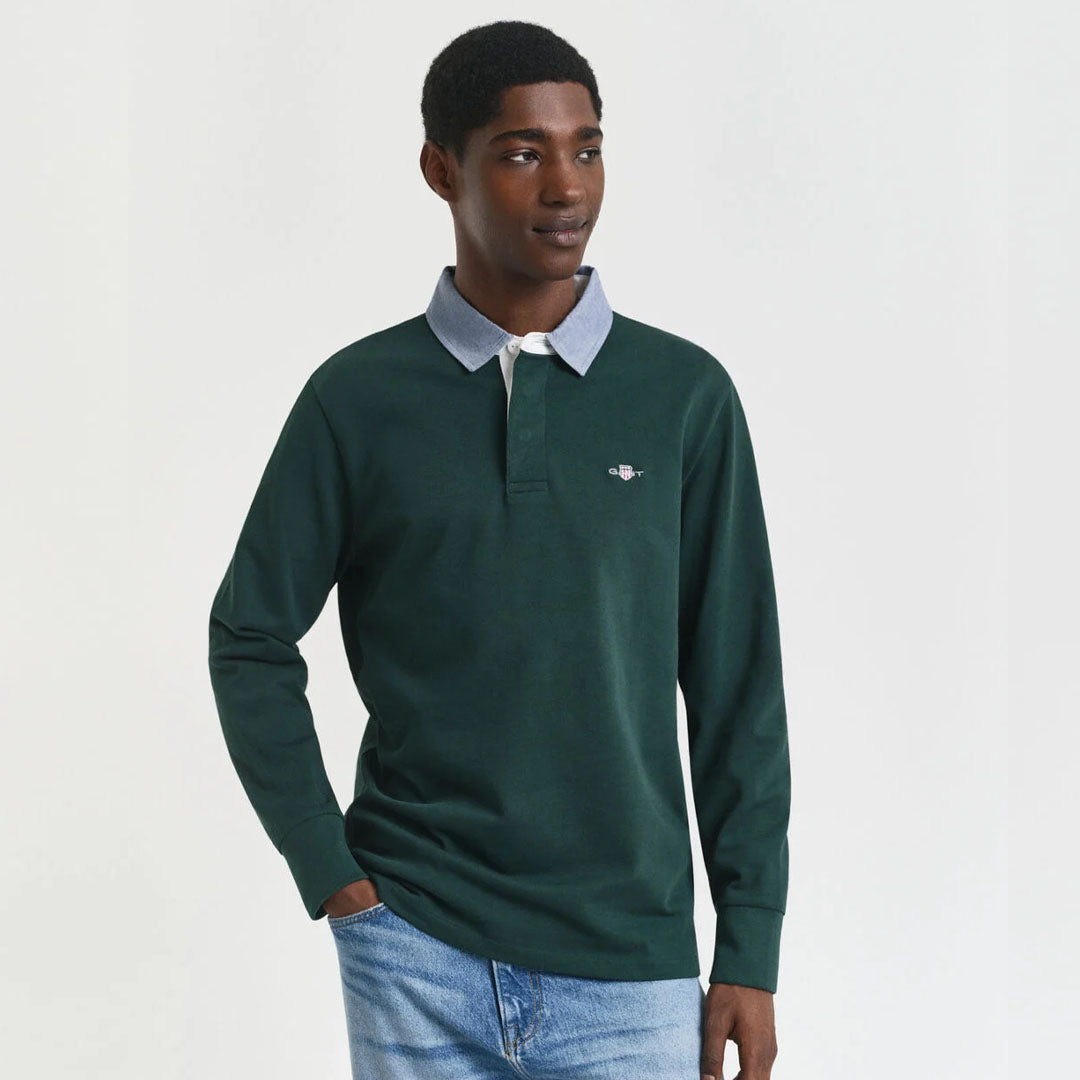 Bluzë GANT TEXTURED COTTON MERINO HALF ZIP