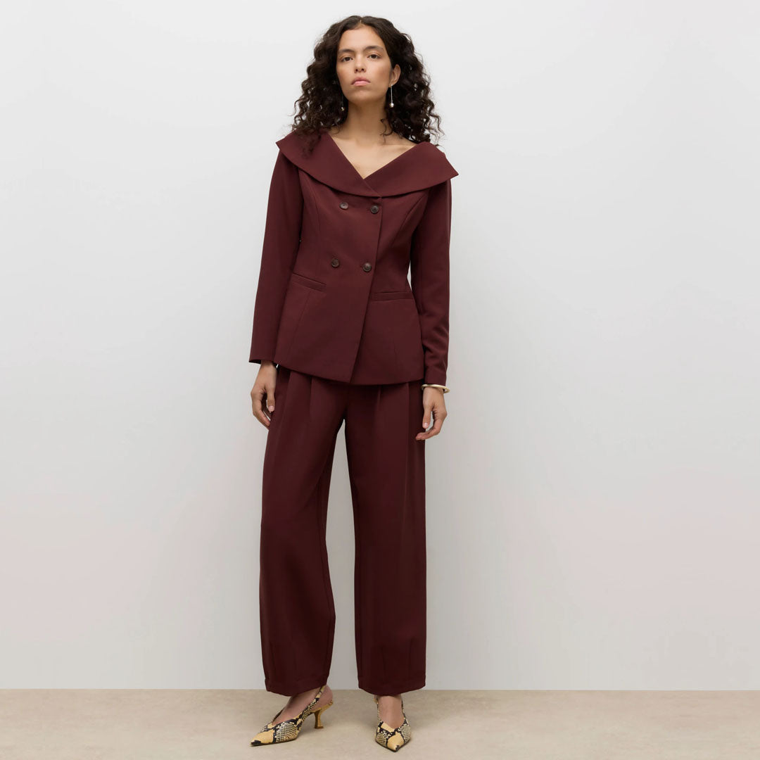 Pantallona AWVIVICA HW PLEAT PANT