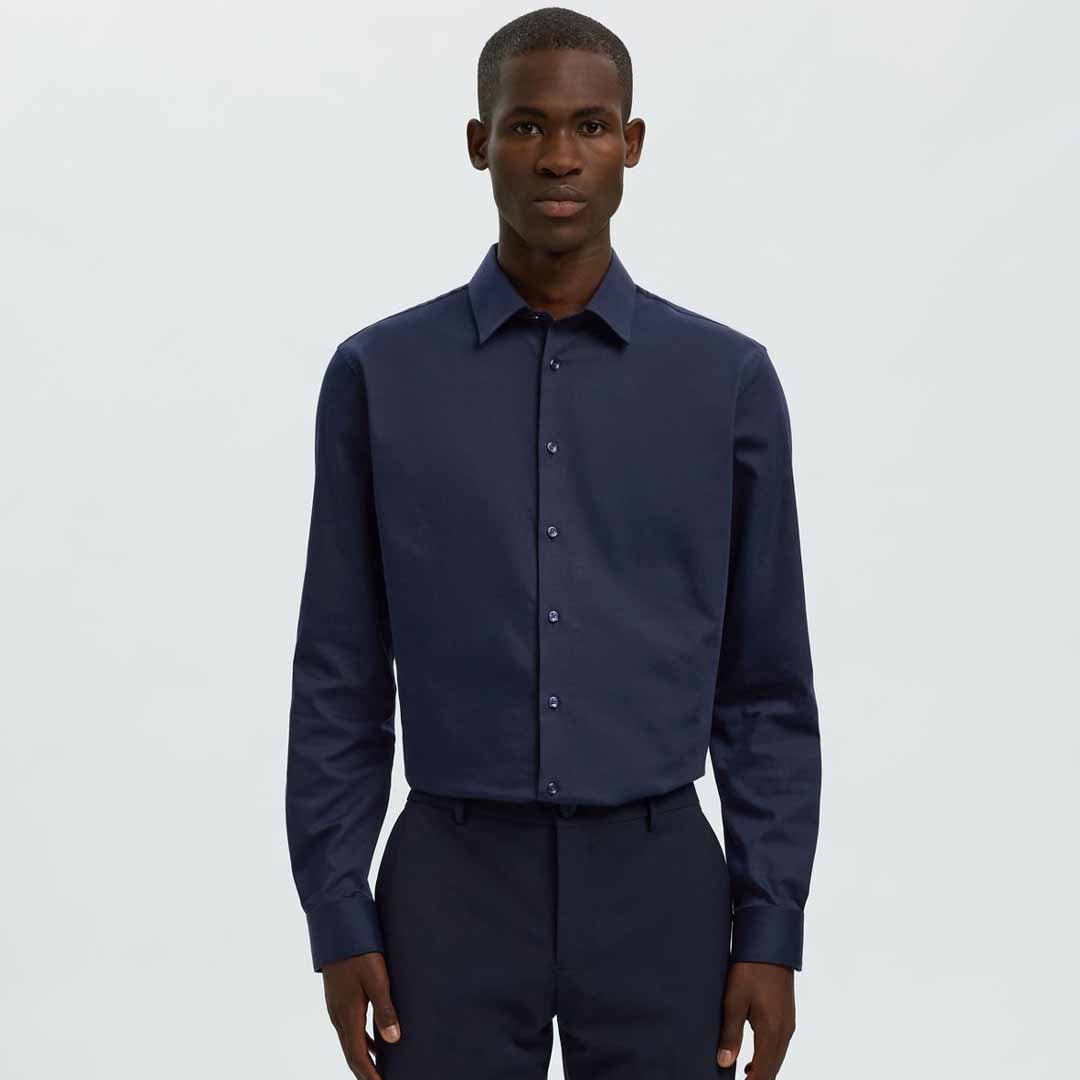 Këmishë Selected SLMSLIMFILIP PERFORMANCE SHIRT LS NOOS