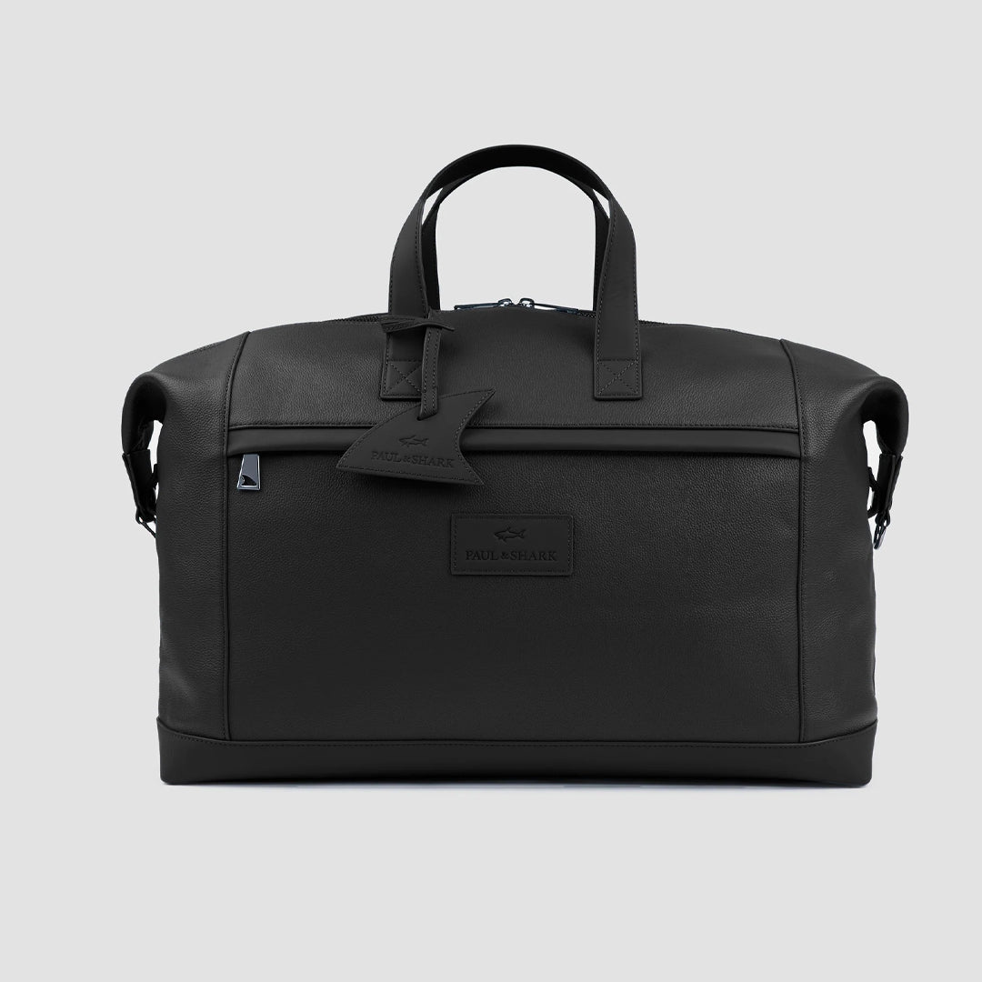 Qantë Paul & Shark MENS WOVEN LEATHER BAG