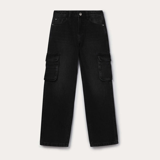 Xhinse Blukids DENIM CARGO  BLACK