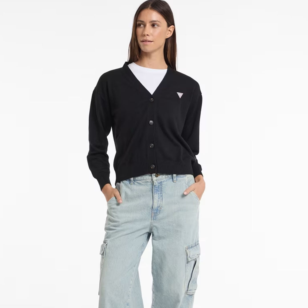 Bluzë GUESS JEANS GJ LS VN MINI TRIANGLE CARDI