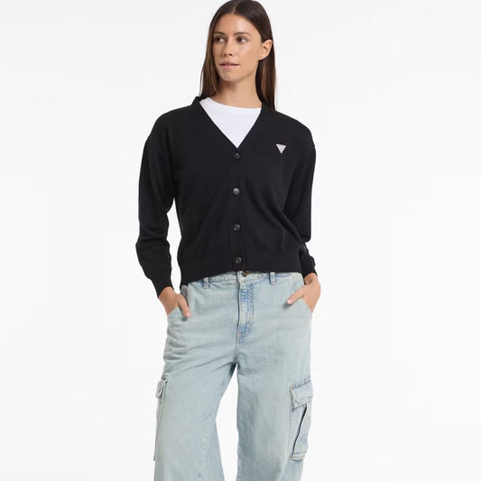 Bluzë GUESS JEANS GJ LS VN MINI TRIANGLE CARDI