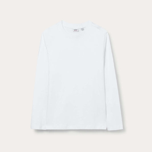 Maicë Blukids TSH LS SOLID BRILLIANT WH