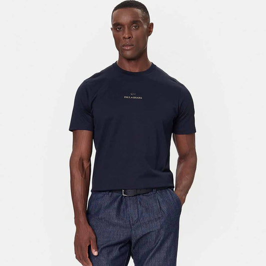 Maicë Paul & Shark MEN'S KNITTED COTTON T-SHIRT