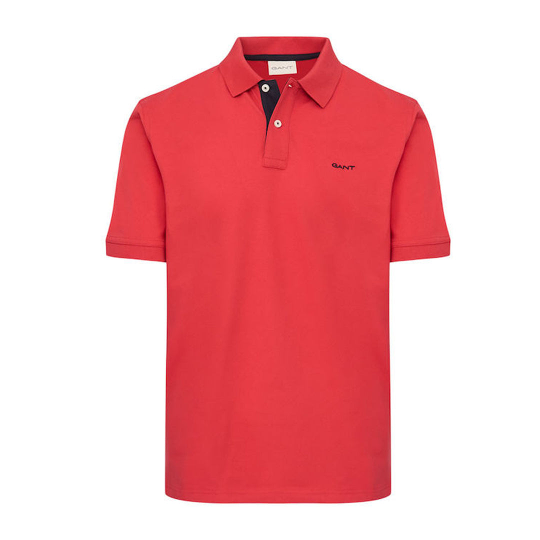 Maicë Gant REG CONTRAST PIQUE SS POLO