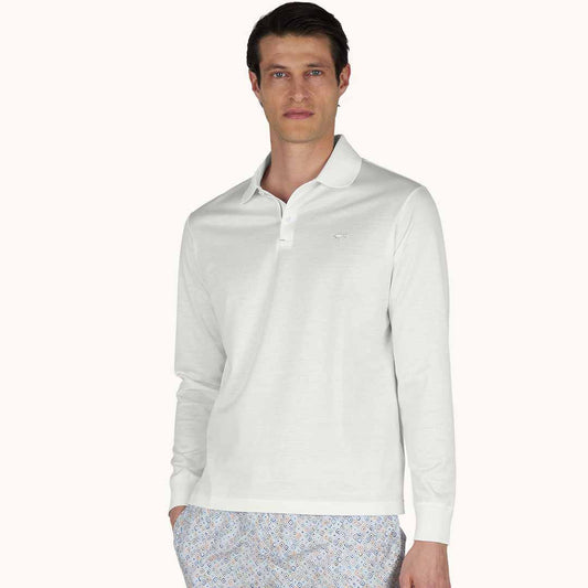 Maicë Paul & Shark MEN'S KNITTED COTTON POLO SHIRT