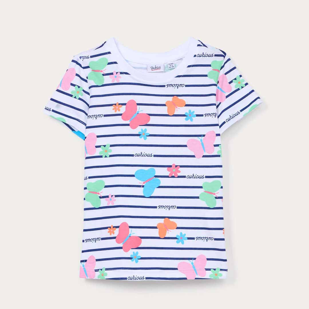 Maicë Blukids T-SHIRT S/S  BRILLIANT WH