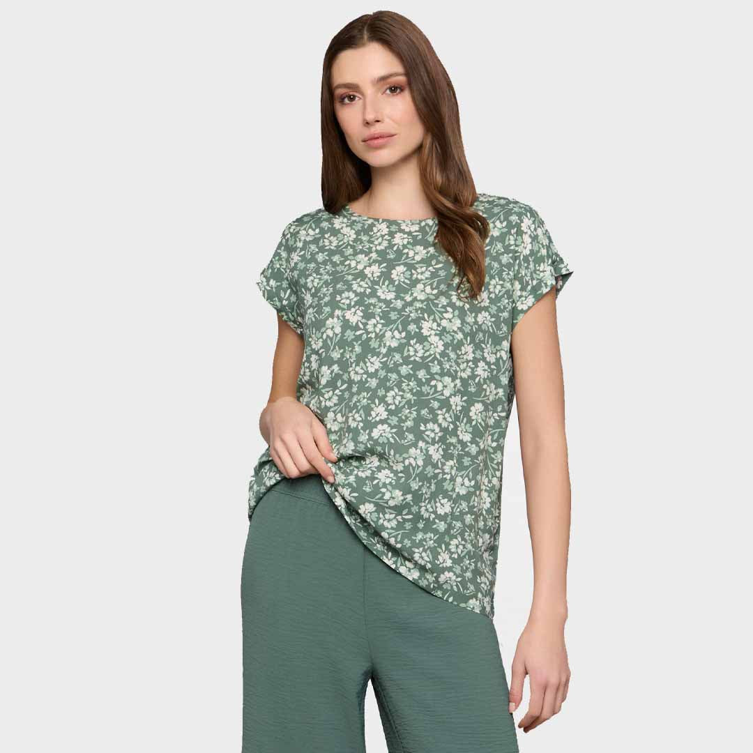 Maicë Upim TOP VISCOSA  DUCK GREEN