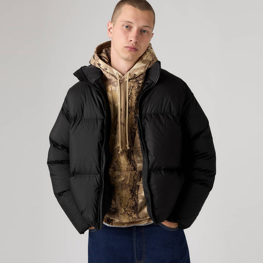 Jakne Levis AURUE SHORT PUFFER DARK PHANTOM POLYES