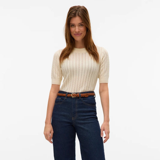 Xhemper Vero Moda VMMORENA 2/4 O-NECK PULLOVER GA BOO REP