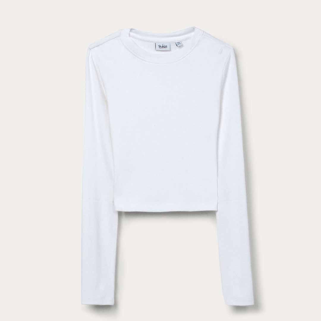 Maicë Blukids T-SHIRT L/S  OPTICAL WHIT