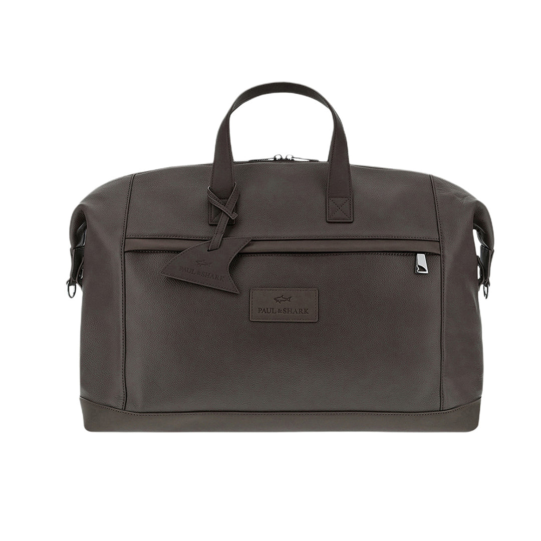 Qantë Paul & Shark MENS WOVEN LEATHER BAG