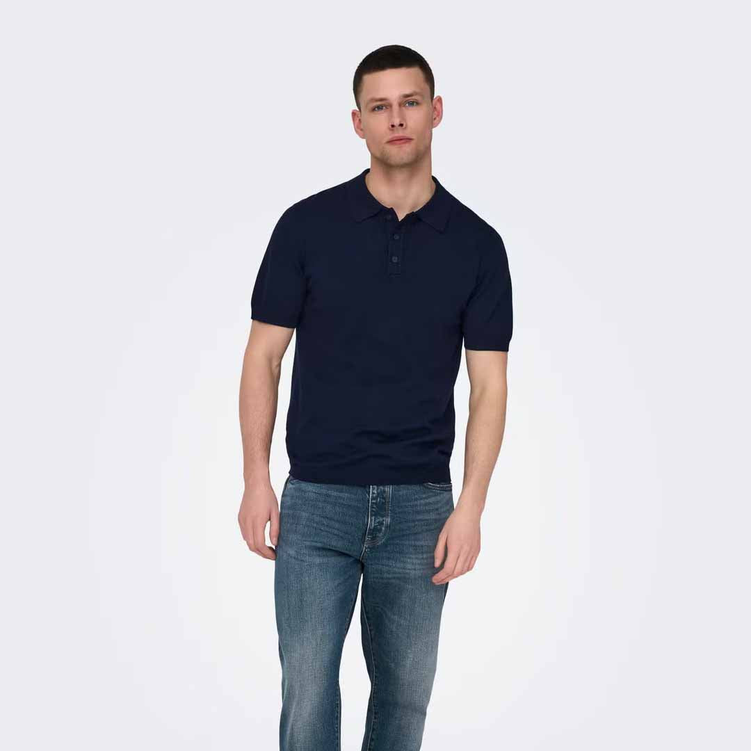 Maicë Only & Sons ONSWYLER REG 14 SS POLO KNIT NOO