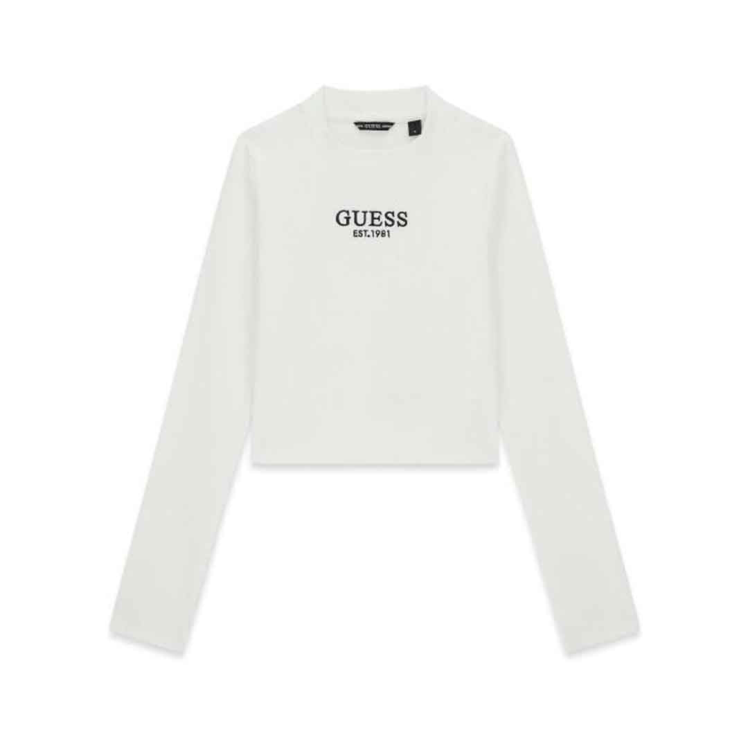 Duks GUESS STRETCH RIB LS T-SHI