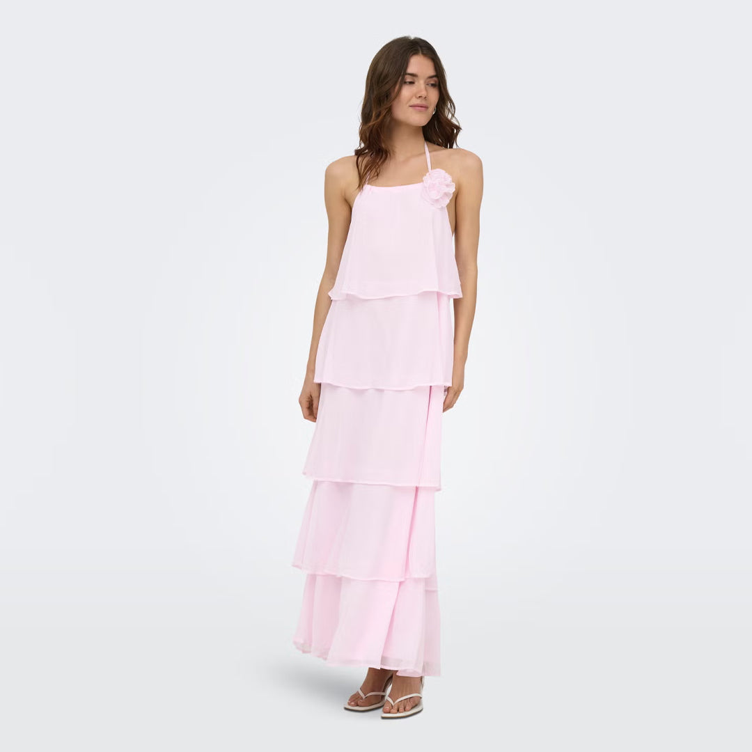Fustan Only ONLHIVA S/L LONG LAYER DRESS WVN EX