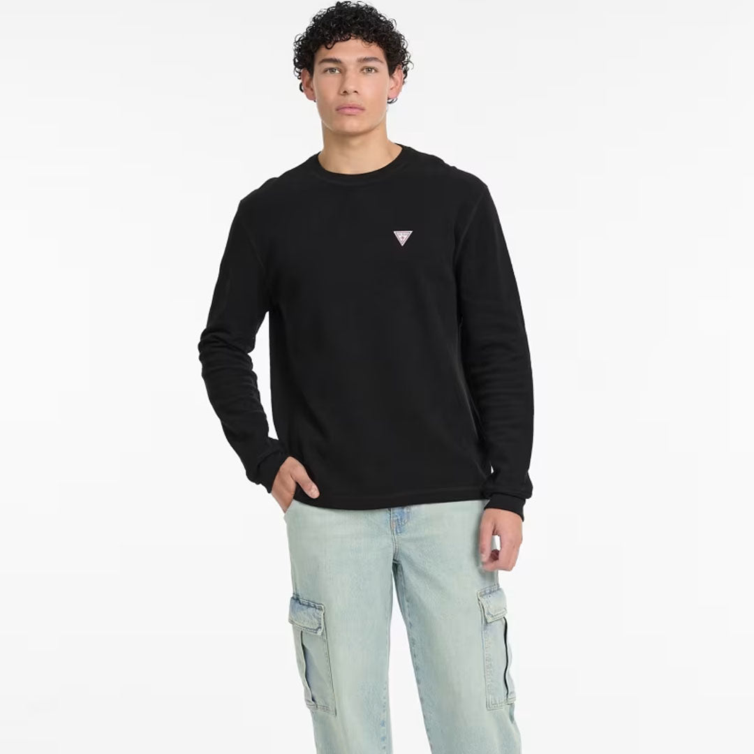 Bluzë GUESS JEANS GJ LS CN REG MINI TRIANGLE TEE