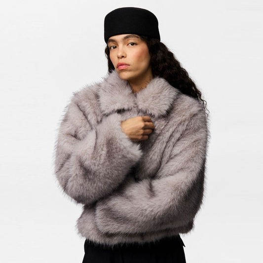 Jakne Pieces PCJILLA SHORT FLUFFY JACKET BC