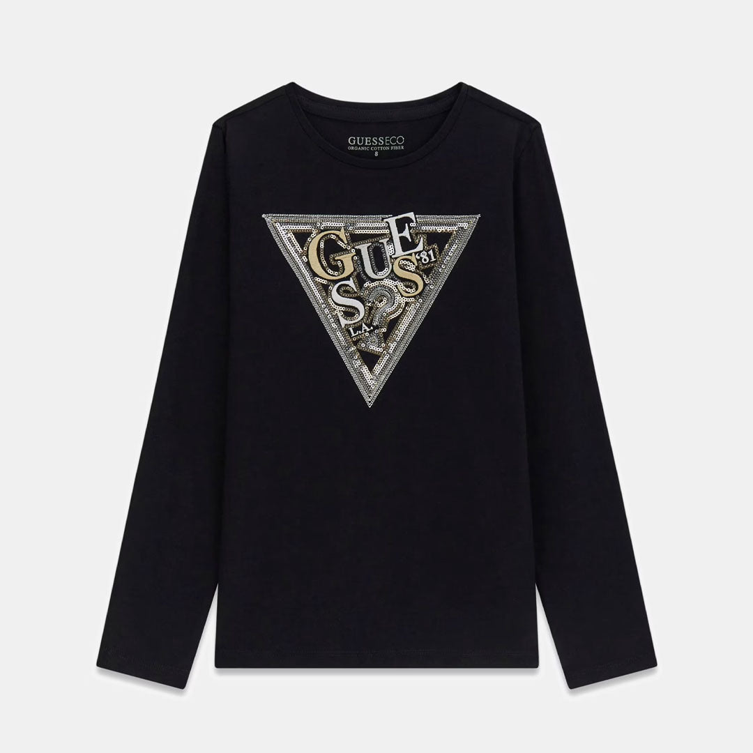 Bluzë Guess LS T-SHIRT W/SEQUINS