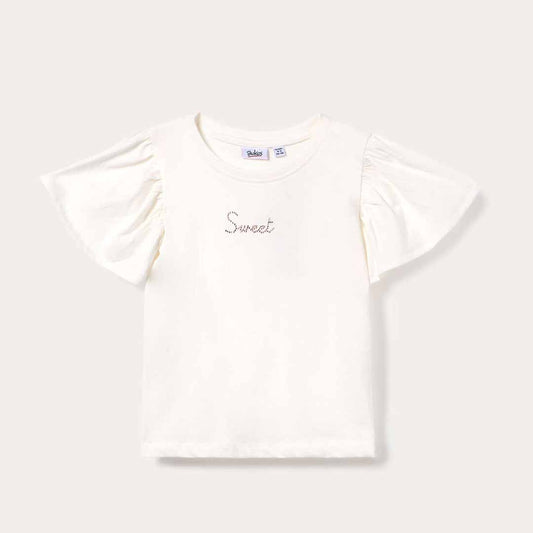Maicë Blukids T-SHIRT SS   OFF WHITE