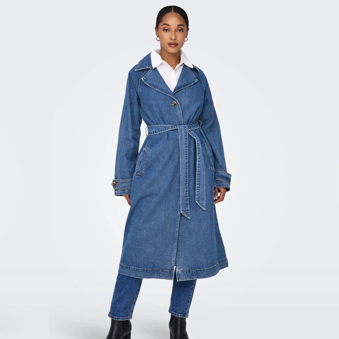Jakne Only ONLMALOU BELTED TRENCH DNM GUA NOOS