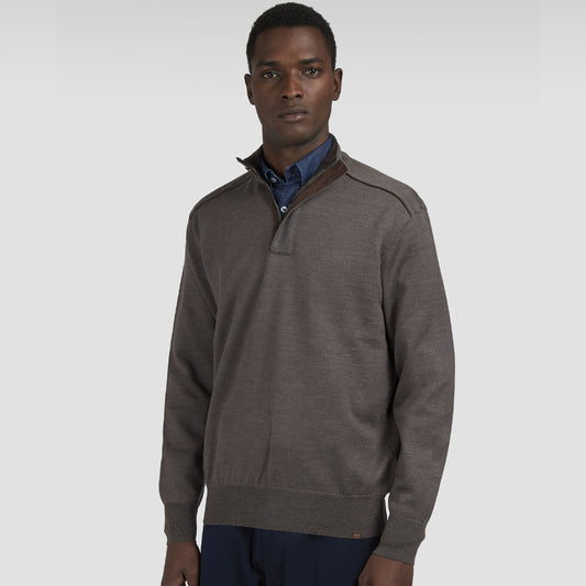 Bluzë PAUL & SHARK MENS KNITTED WOOL ZIPPED SWEATE