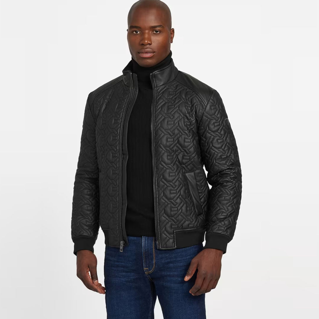 Jakne GUESS G CHAIN QUILTED JACK