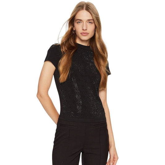 Maicë GUESS SS MOCK NECK ALL OVE