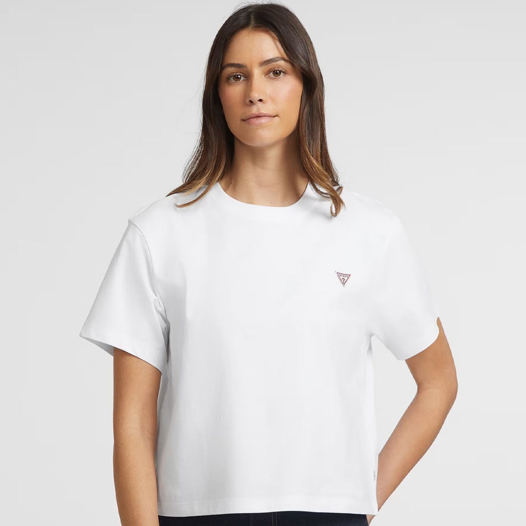 Maicë GUESS JEANS GJ SS CN BOXY MINI TRIANG TEE