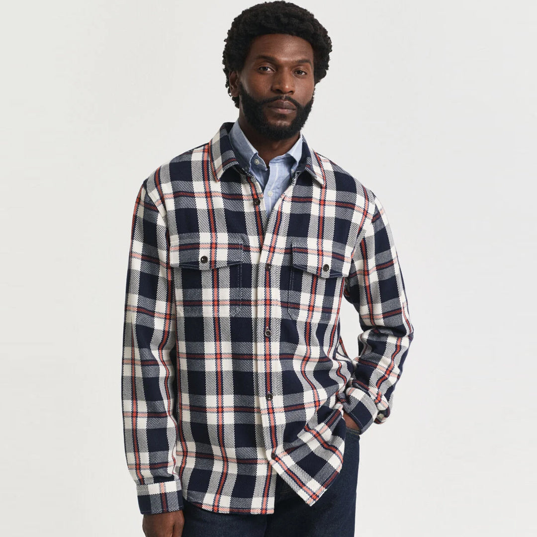 Këmishë GANT HEAVY TWILL CHECK OVERSHIRT