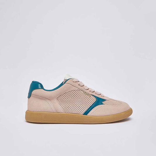 Patikë Liu Jo CONNOR 01 - SNEAKER COW SUEDE/PERFORATED NUDE/MARINE