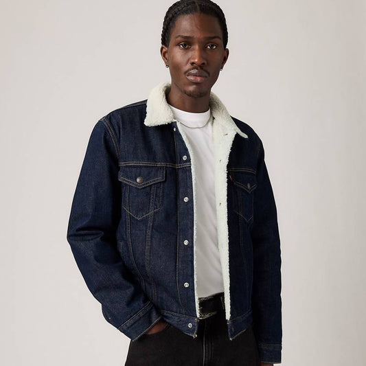 Jakne Levis TYPE 3 SHERPA TRUCKER GIVE IT A RINSE