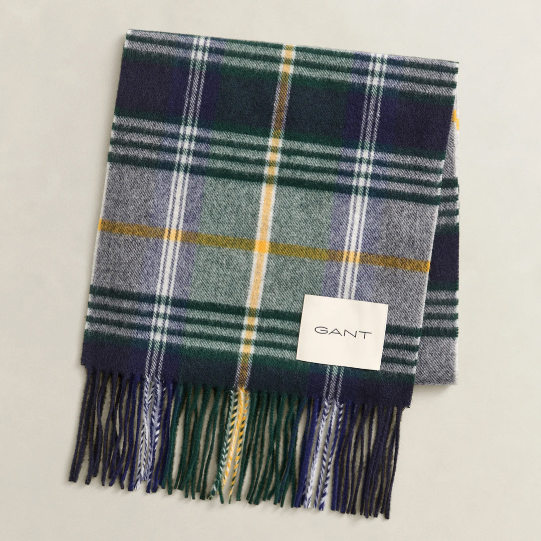 Shallë Gant CHECKED WOOL SCARF