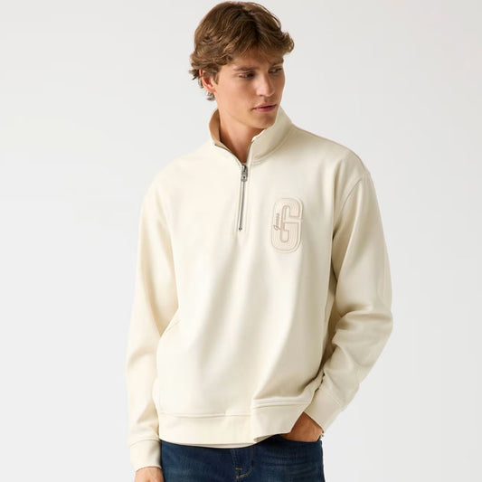 Bluzë GUESS HARRIS TWILL ZIP MOCK NECK