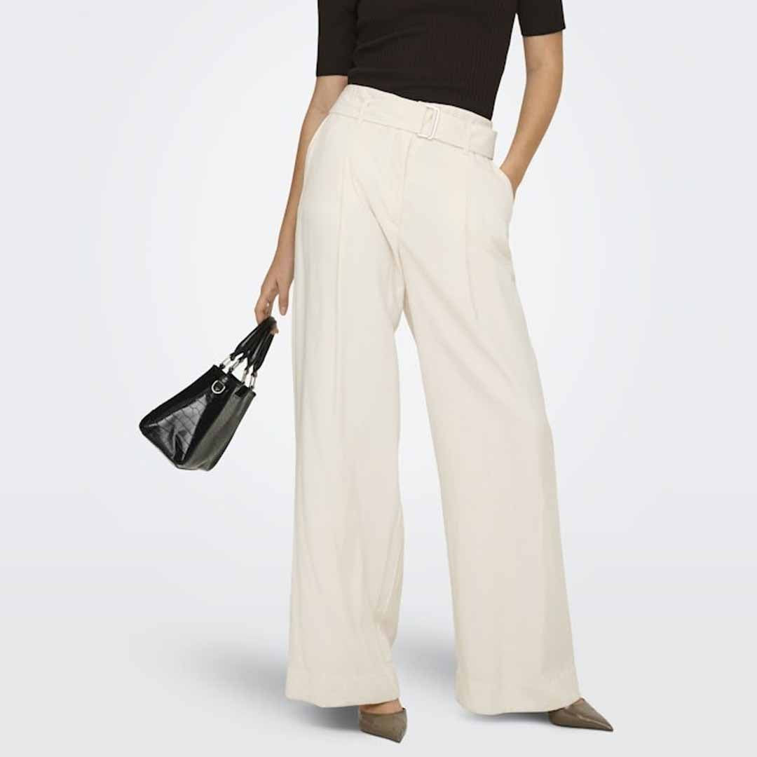 Pantallona Only ONLTILA LIFE HW BELT WIDE PANT TLR