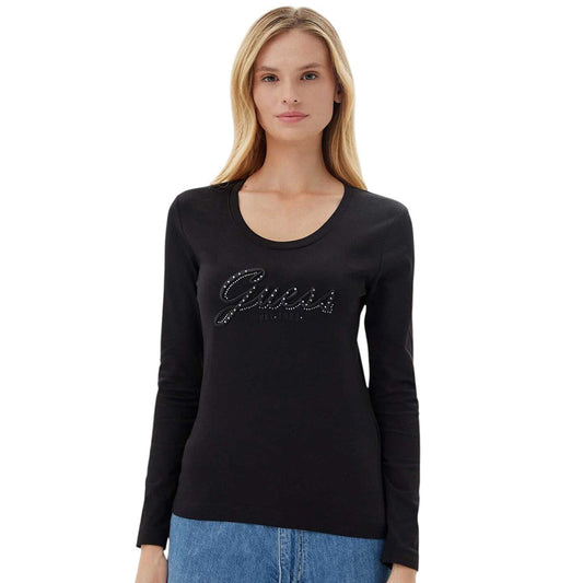 Bluzë GUESS CN LS EMBRO SCRIPT L