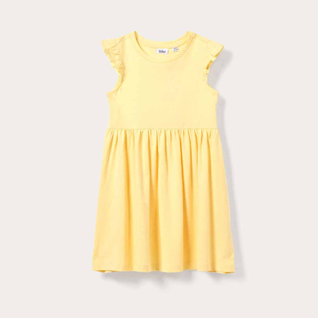 Fustan Blukids DRESS SOLID  YELLOW