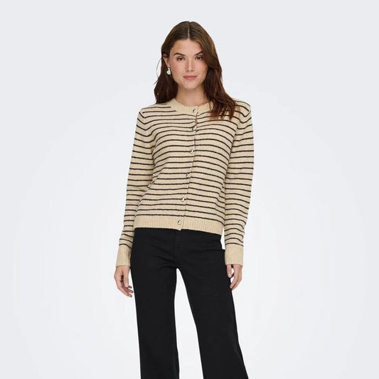 Xhemper ONLY ONLCHESTER LIFE LS STRIPE CARDI CC KN