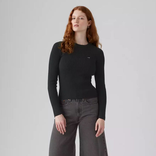 Bluzë LEVIS RIB CREW SWEATER ANTHRACITE NIGHT RIB