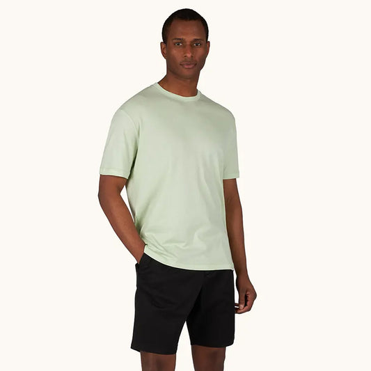 Maicë Paul & Shark MEN'S WOVEN COTTON LYOCELL T-SHIRT