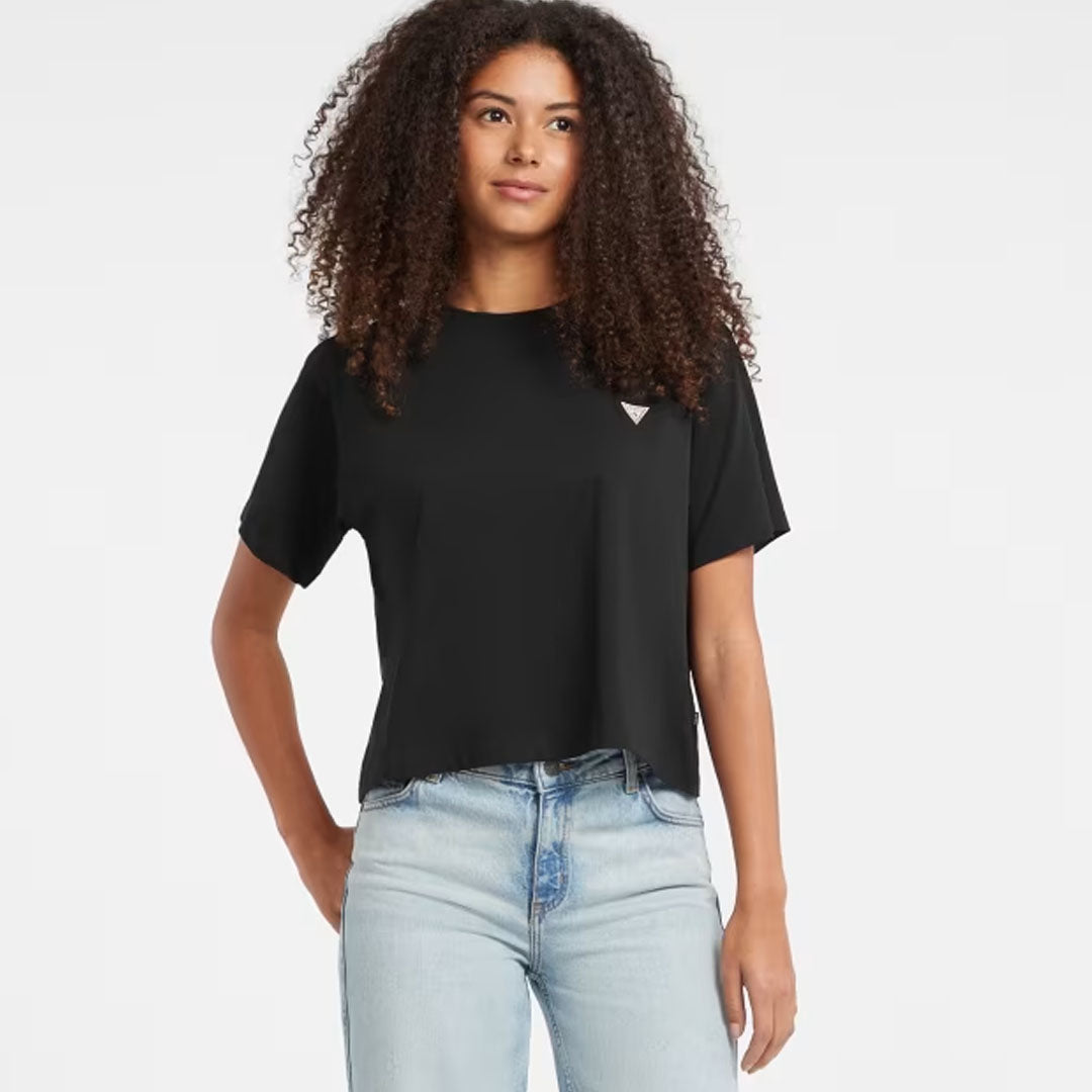 Maicë GUESS JEANS GJ SS CN BOXY MINI TRIANG TEE