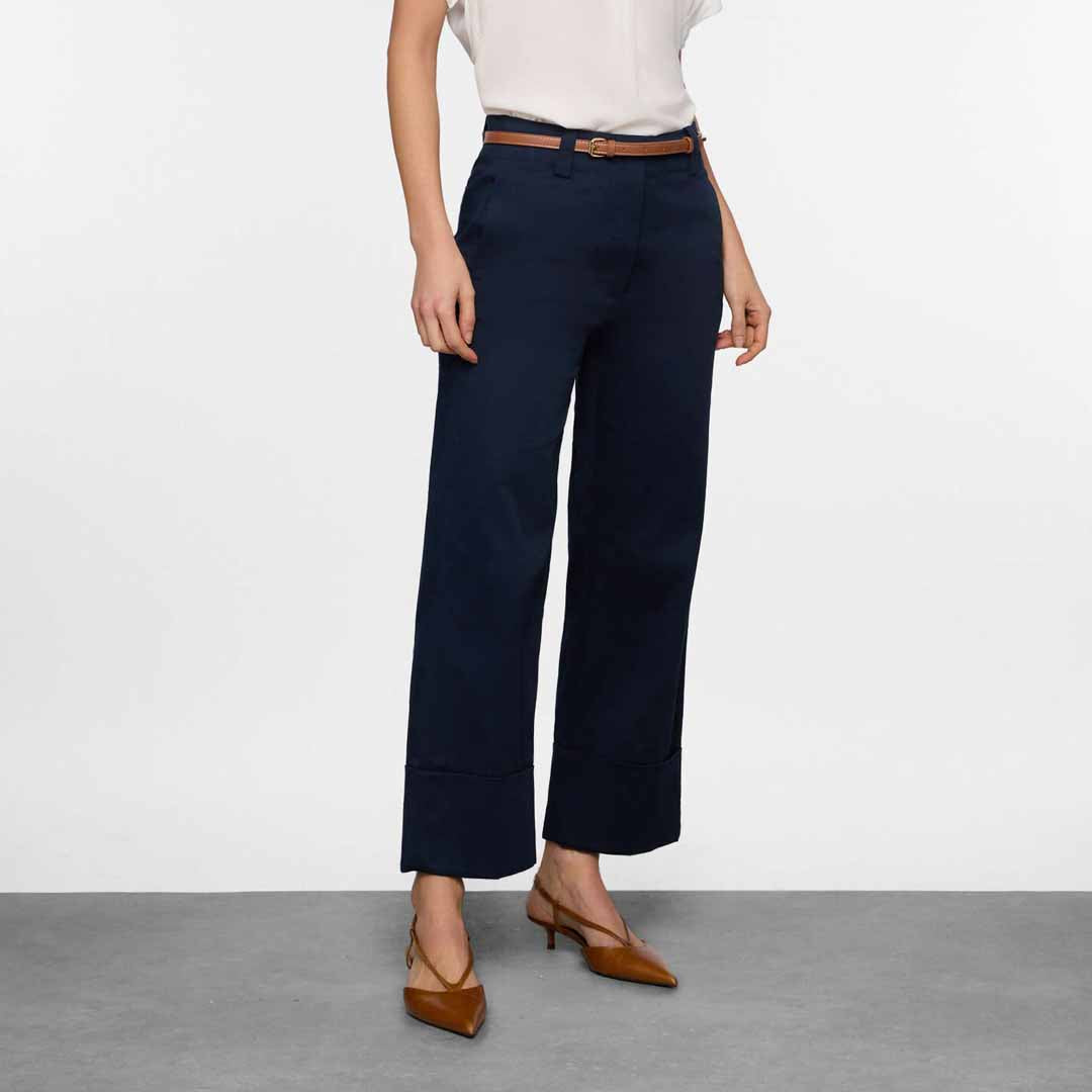Pantallona Upim PANTA RISVOL NAVY BLUE