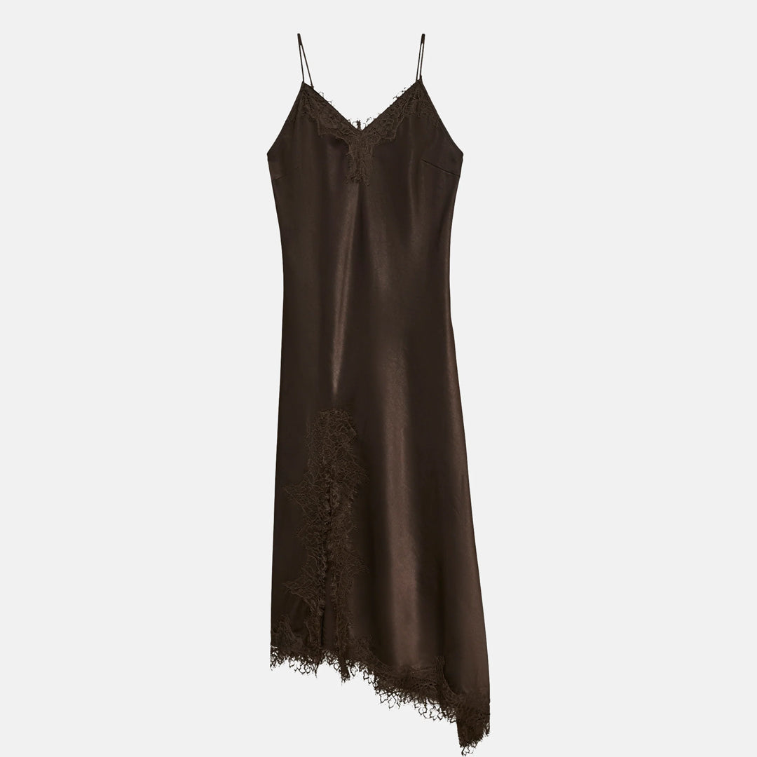 Fustan Vero Moda VMCHARM SINGLET 7/8 LACE DRESS WV