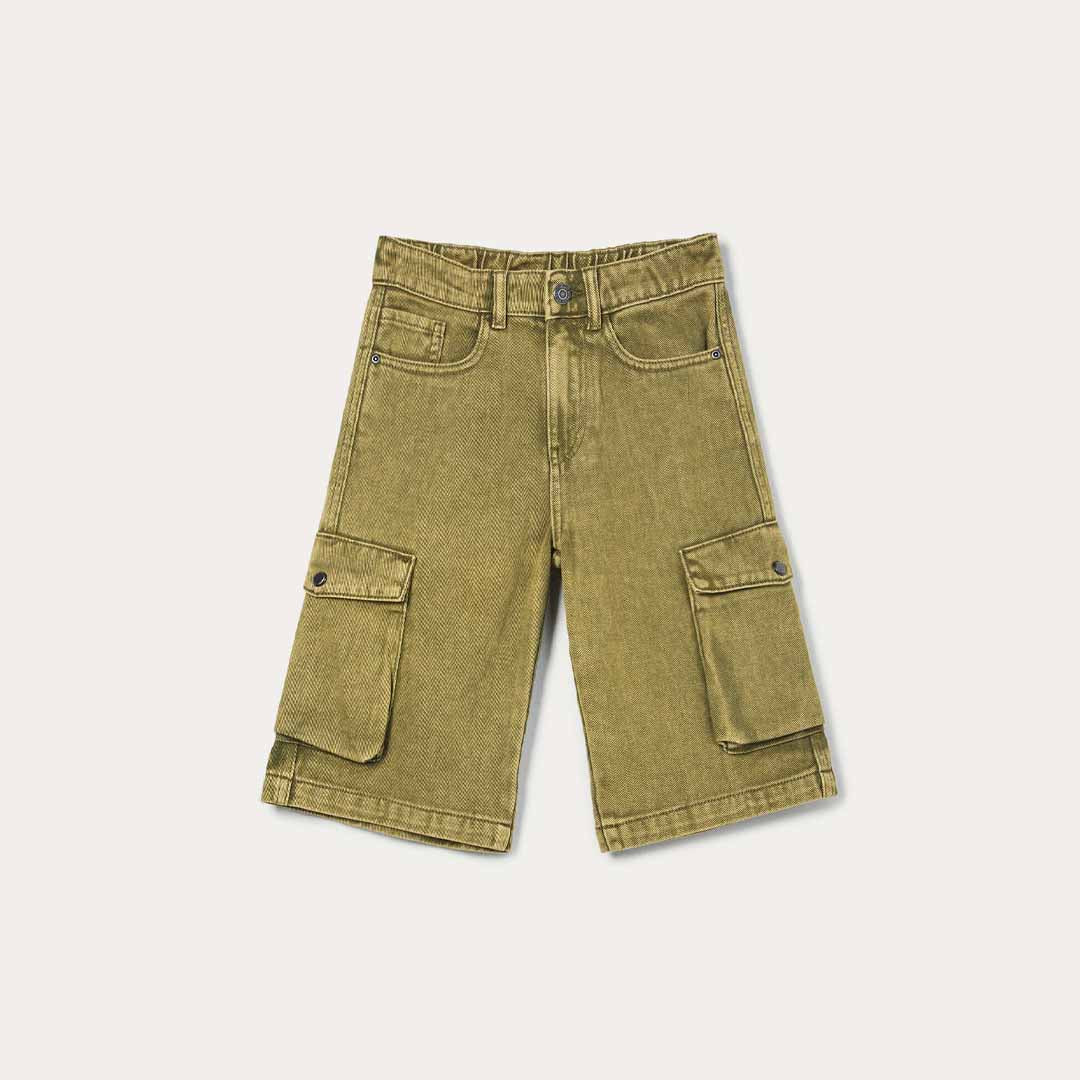 Shorce Blukids DENIM SHORT  BROWN RICE