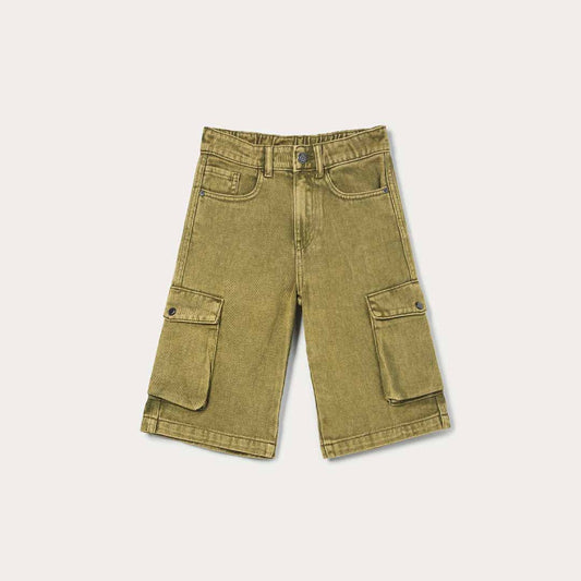 Shorce Blukids DENIM SHORT  BROWN RICE