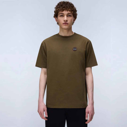 Maicë Napapijri S-BADGE SS 1 DARK OLIVE G3A